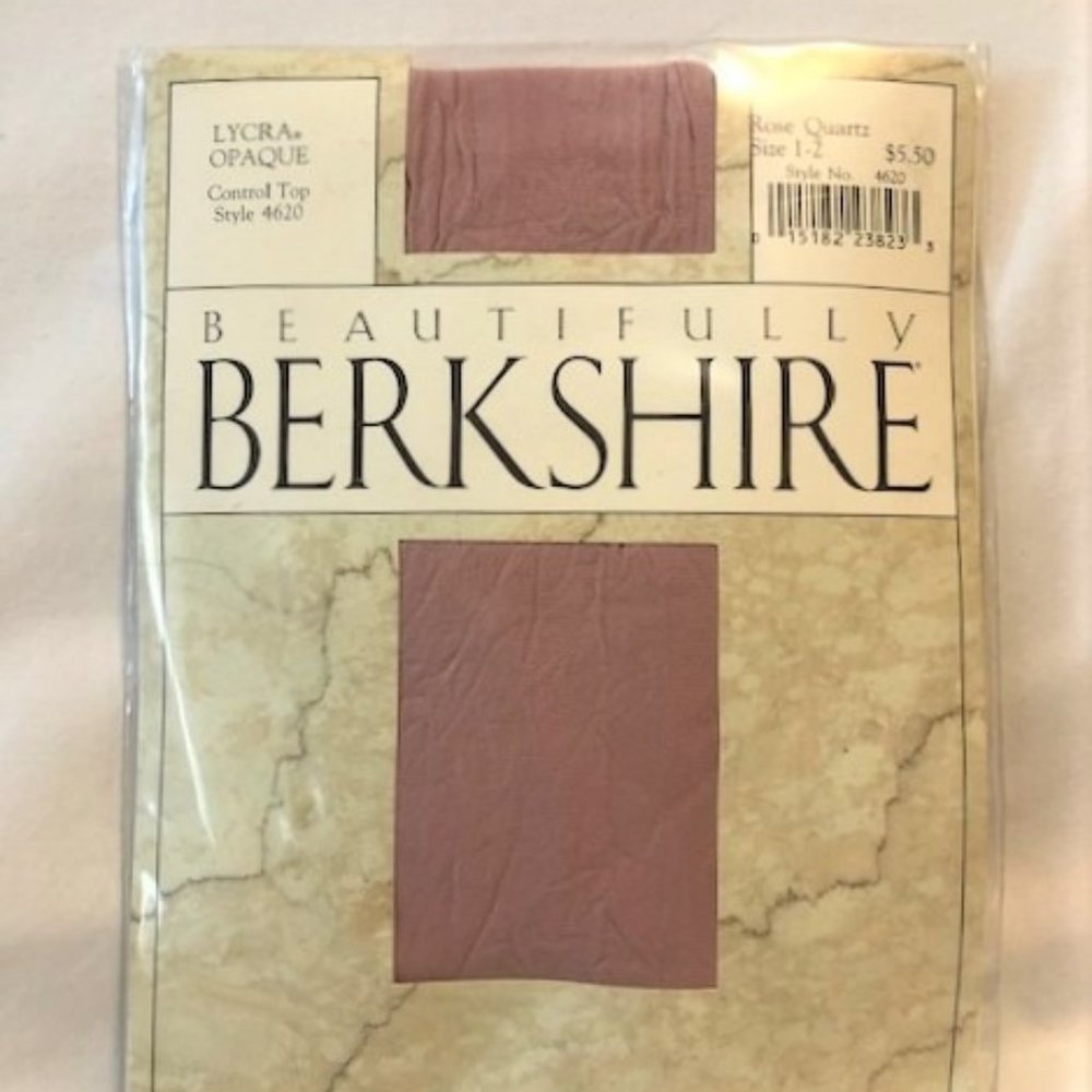 Vintage Berkshire RoseQuartz Control Top Pantyhose